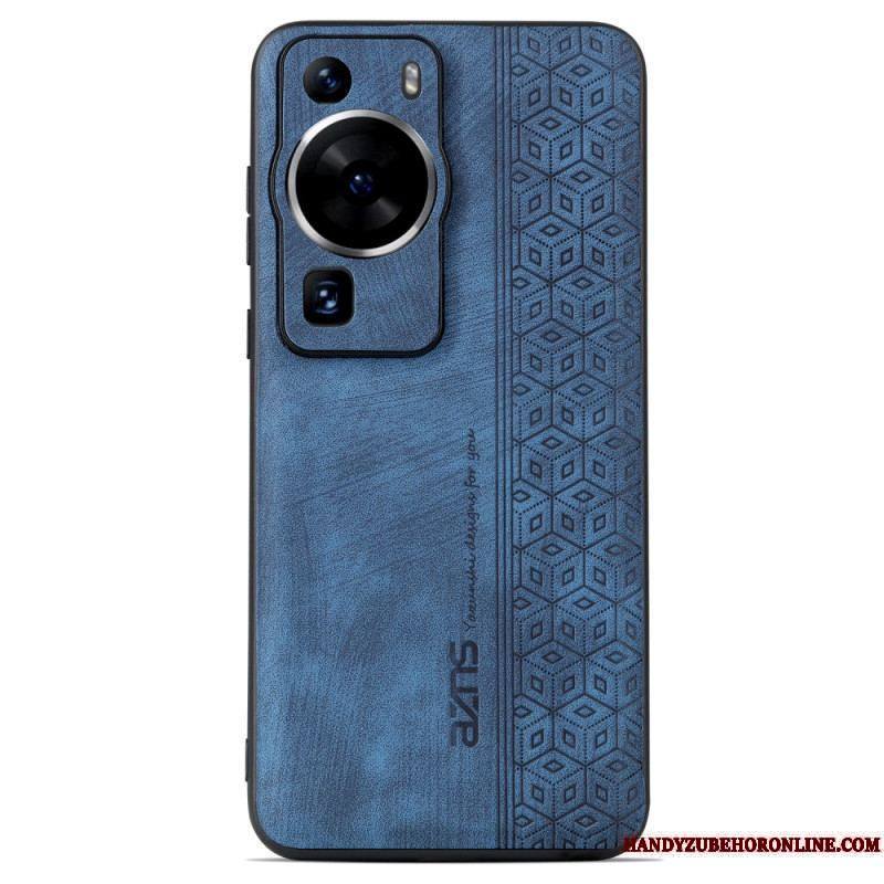 Coque Huawei P60 Pro Effet Cuir AZNS