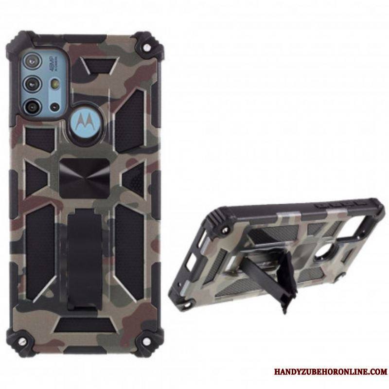 Coque Moto G30 / Moto G10 Camouflage Support Amovible