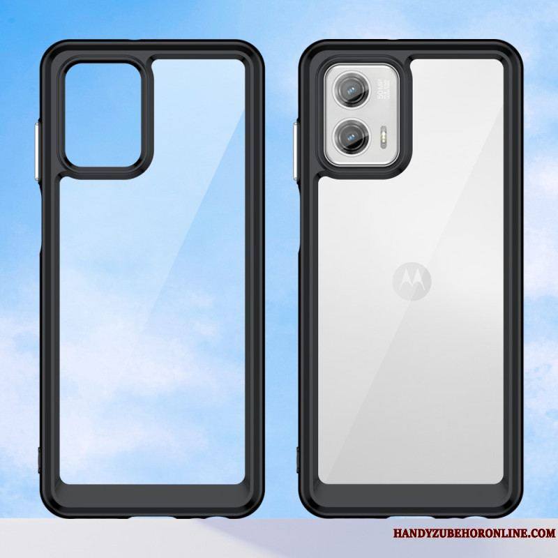 Coque Moto G73 5G Hybride Transparente