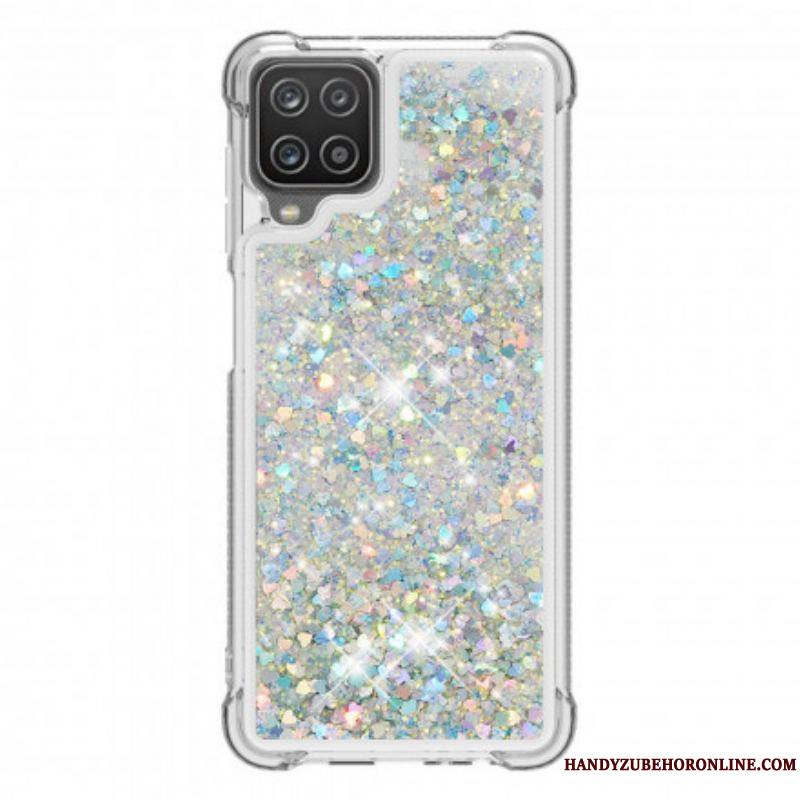 Coque Samsung Galaxy A12 / M12 Désire Paillettes