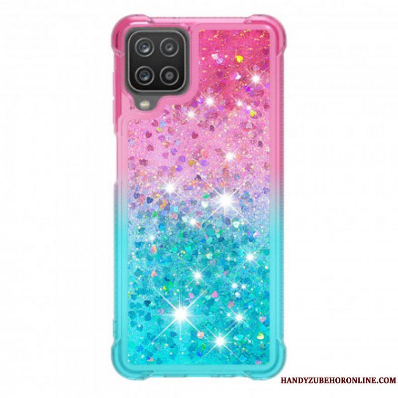 Coque Samsung Galaxy A12 / M12 Paillettes Colors