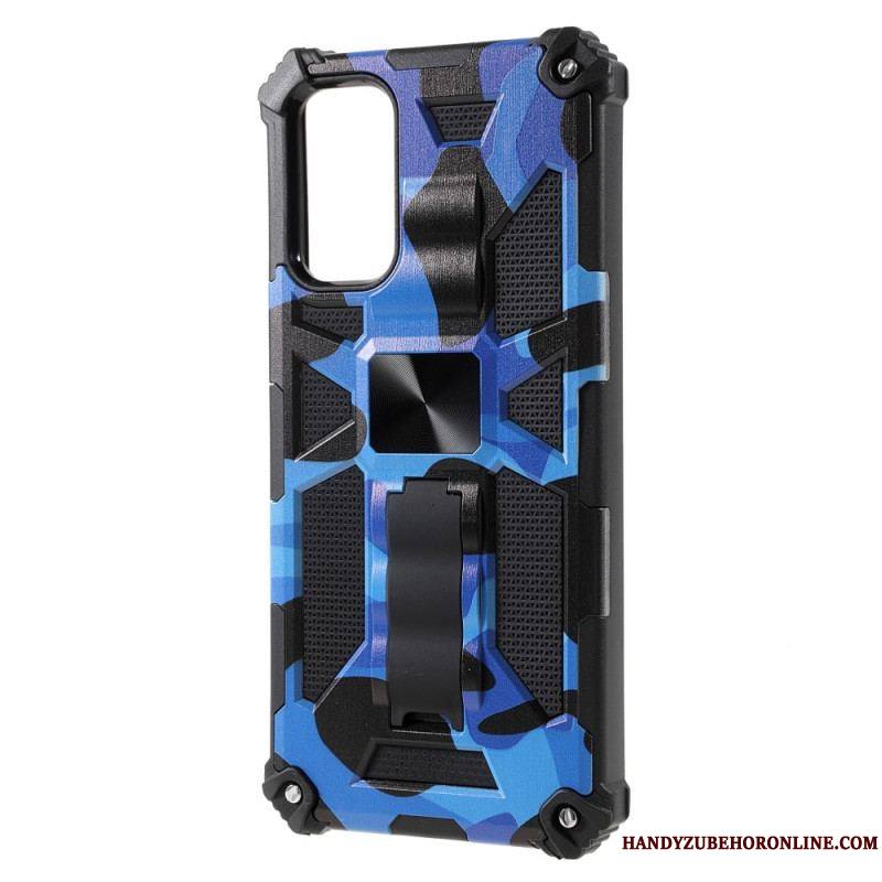 Coque Samsung Galaxy A13 5G / A04s Camouflage Support Amovible