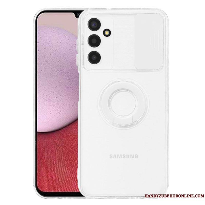 Coque Samsung Galaxy A14 5G / A14 Transparente avec Anneau-Support