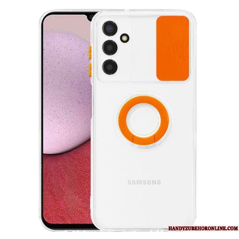 Coque Samsung Galaxy A14 5G / A14 Transparente avec Anneau-Support