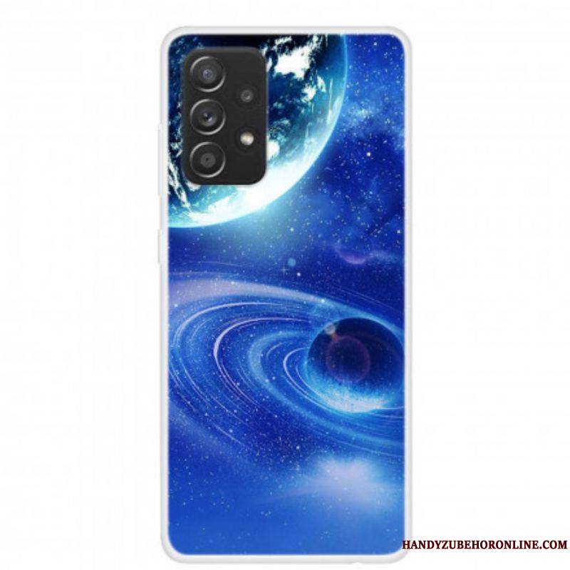 Coque Samsung Galaxy A52 4G / A52 5G / A52s 5G  Silicone Planètes