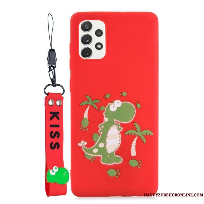 Coque Samsung Galaxy A53 5G Cartoon avec Lanière