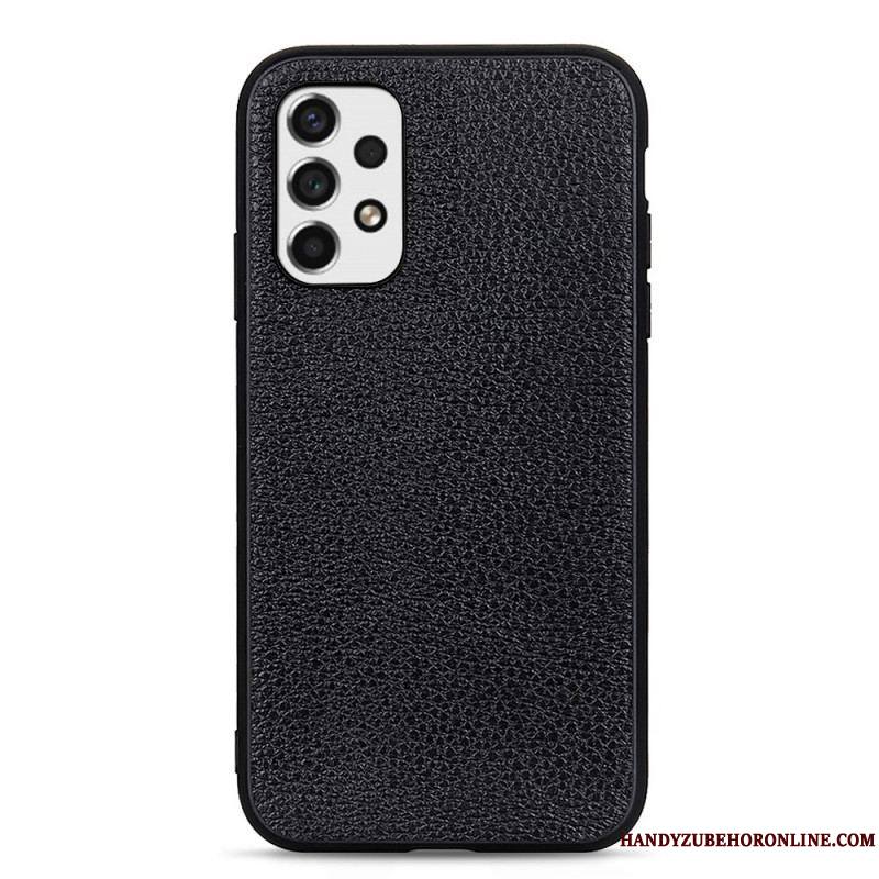 Coque Samsung Galaxy A53 5G Cuir Litchi Véritable