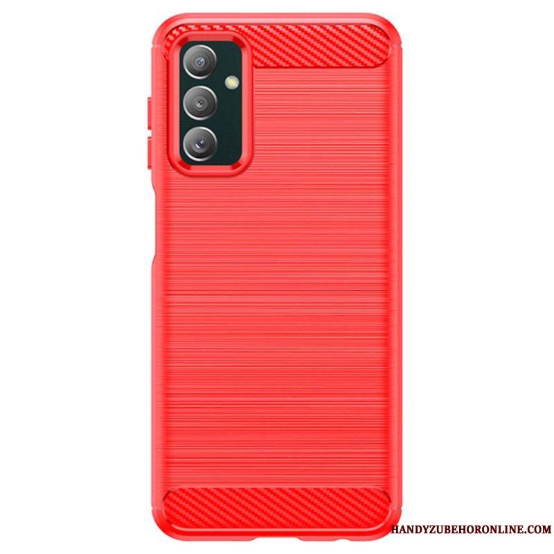 Coque Samsung Galaxy M13 Fibre Carbone Brossée