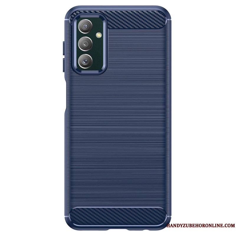 Coque Samsung Galaxy M13 Fibre Carbone Brossée