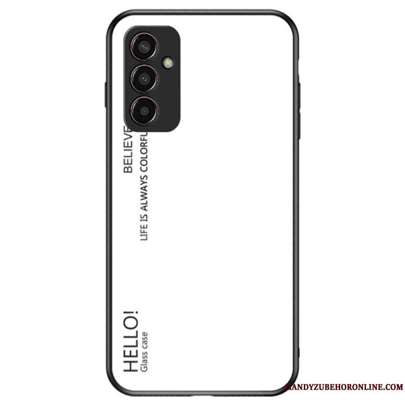 Coque Samsung Galaxy M13 Verre Trempé Hello