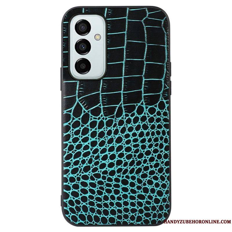 Coque Samsung Galaxy M23 5G Véritable Cuir Texture Crocodile