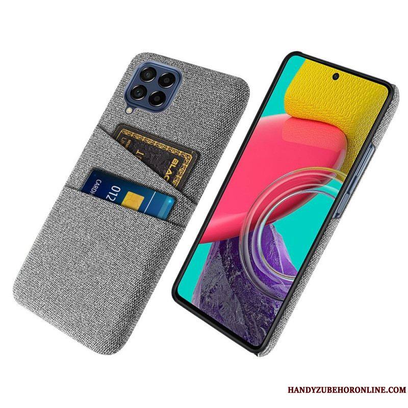 Coque Samsung Galaxy M53 5G Porte-Cartes Tissu