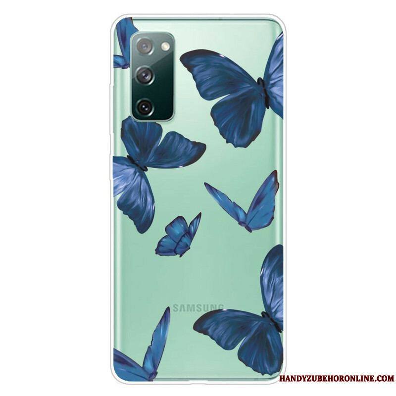 Coque Samsung Galaxy S20 FE Papillons Sauvages