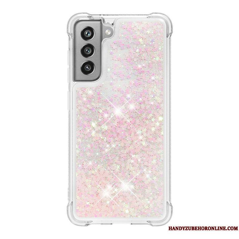 Coque Samsung Galaxy S21 FE Désires Paillettes