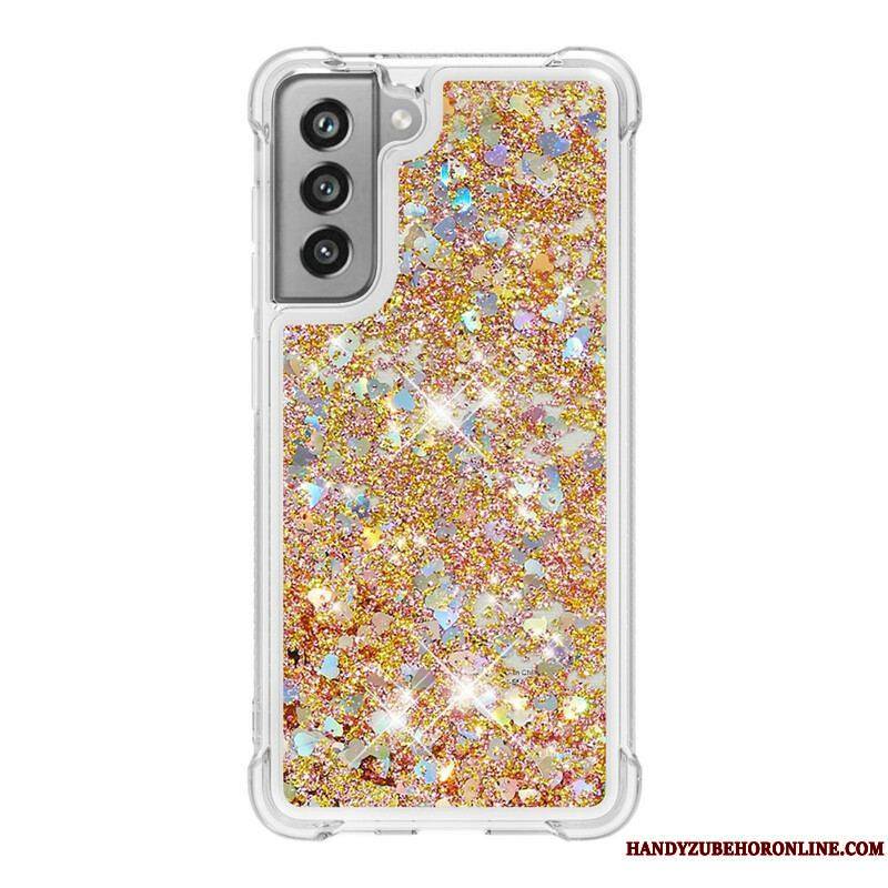 Coque Samsung Galaxy S21 FE Désires Paillettes