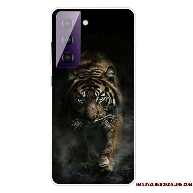 Coque Samsung Galaxy S21 FE Flexible Tigre