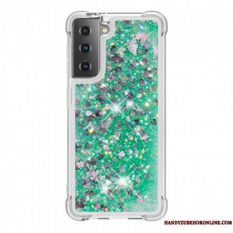 Coque Samsung Galaxy S21 Plus 5G Désires Paillettes