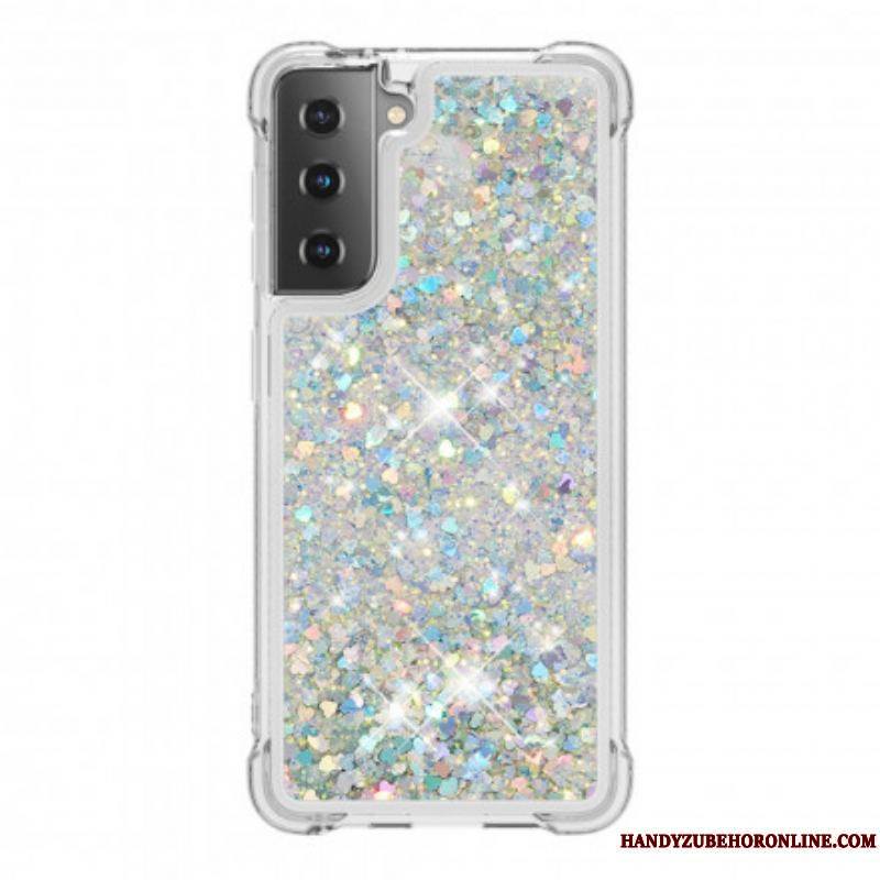 Coque Samsung Galaxy S21 Plus 5G Désires Paillettes