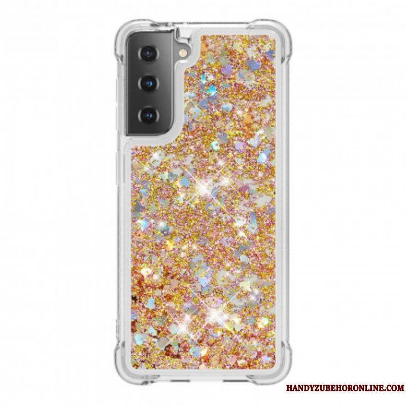 Coque Samsung Galaxy S21 Plus 5G Désires Paillettes