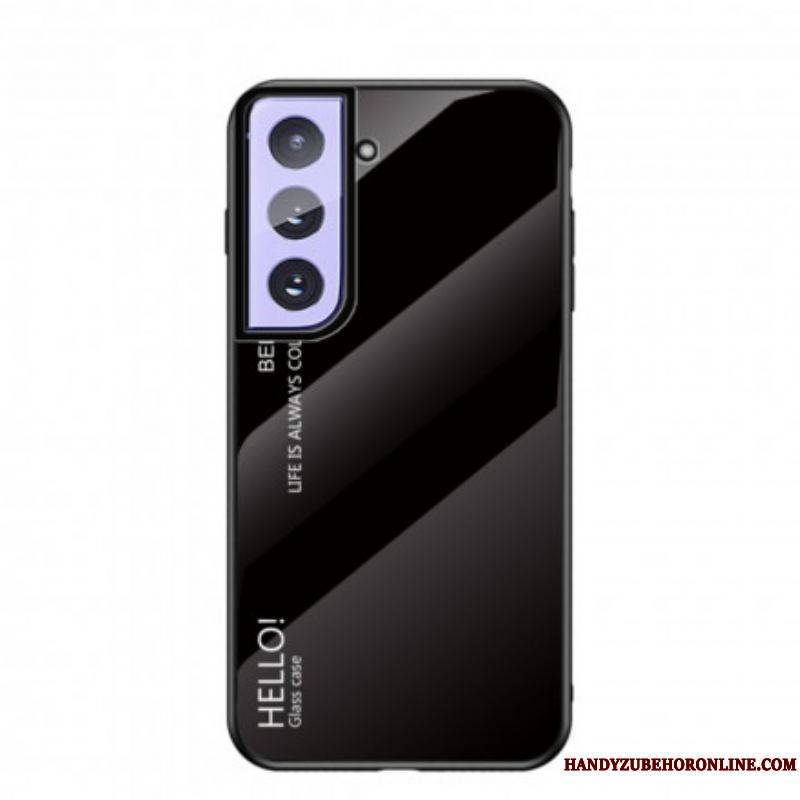 Coque Samsung Galaxy S21 Plus 5G Verre Trempé Hello