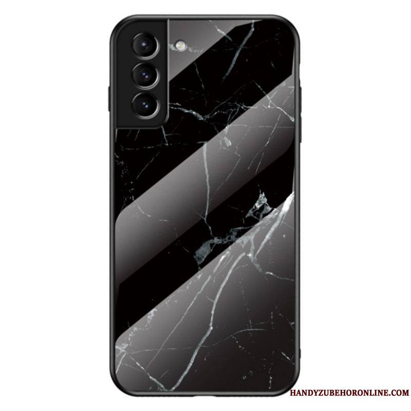 Coque Samsung Galaxy S22 Plus 5G Verre Trempé Marble Colors