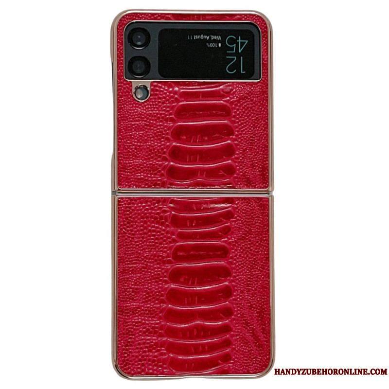 Coque Samsung Galaxy Z Flip 4 Design Crocodile