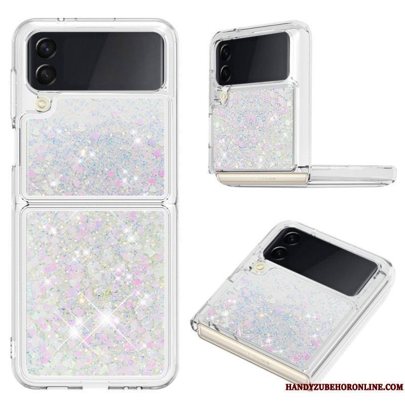 Coque Samsung Galaxy Z Flip 4 Paillettes Colorées