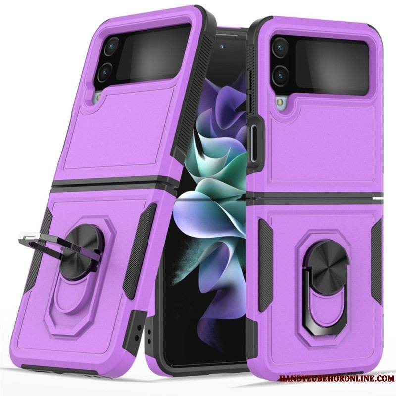 Coque Samsung Galaxy Z Flip 4 Rigide avec Anneau-Support