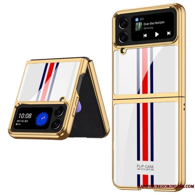 Coque Samsung Galaxy Z Flip 4 Verre Trempé Tricolore GKK