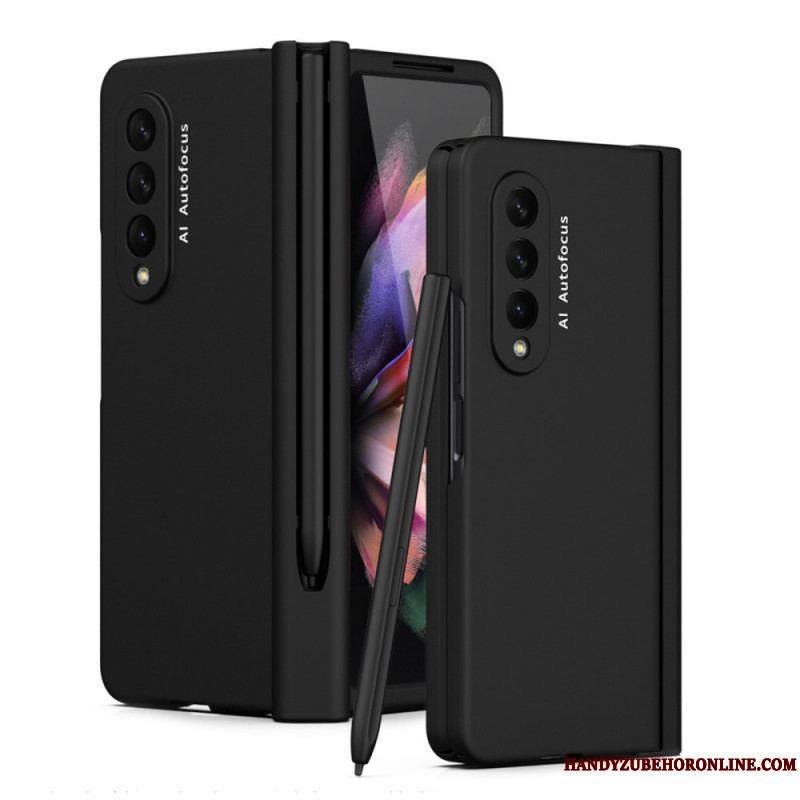 Coque Samsung Galaxy Z Fold 3 5G Protecteur Écran et Porte-Stylet