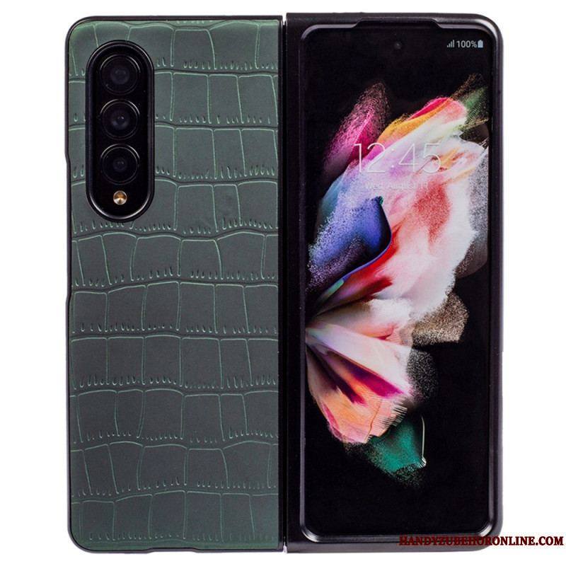 Coque Samsung Galaxy Z Fold 4 Relief Croco