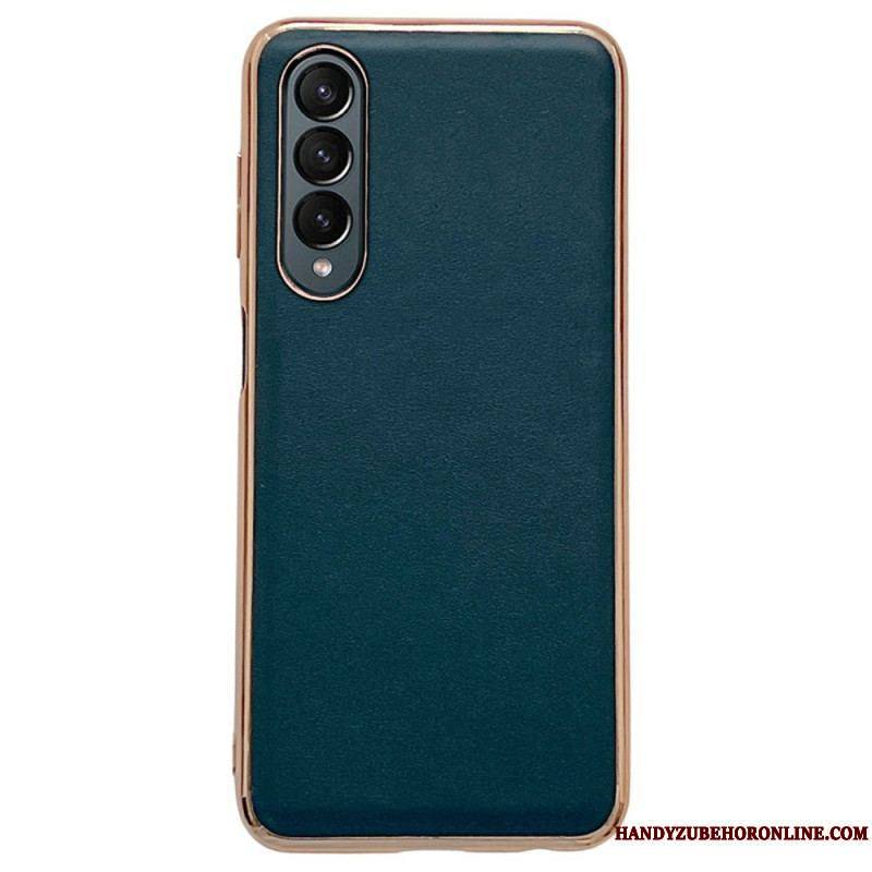 Coque Samsung Galaxy Z Fold 4 Simili Cuir Premium Uni