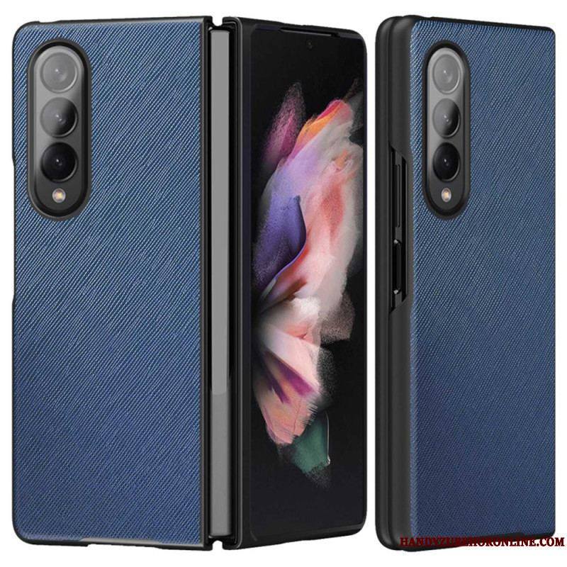 Coque Samsung Galaxy Z Fold 4 Texture Tissée