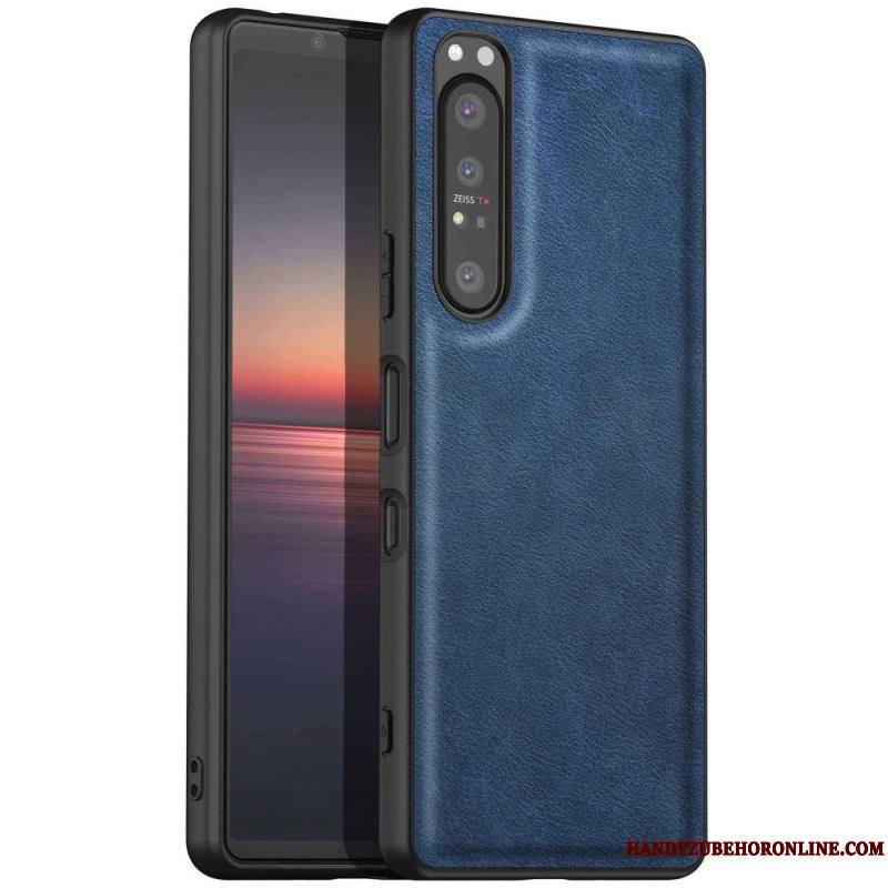 Coque Sony Xperia 1 IV Simili Cuir