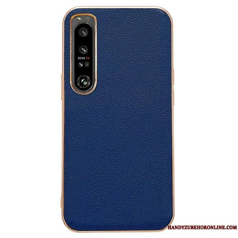 Coque Sony Xperia 1 IV Vrai Cuir