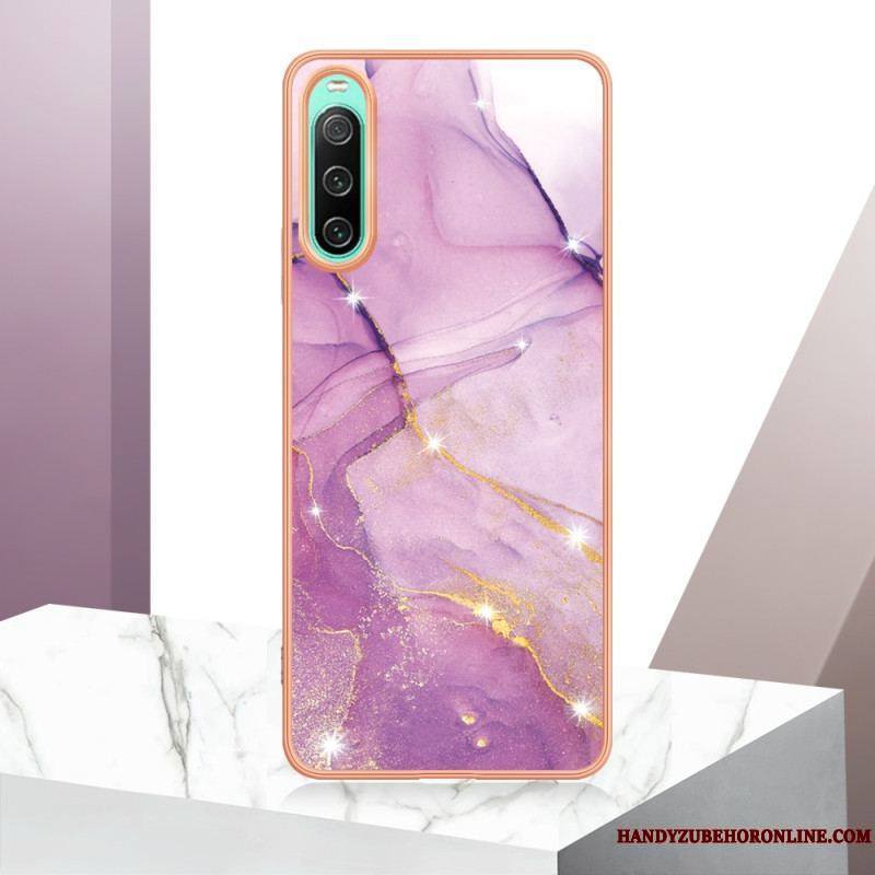 Coque Sony Xperia 10 IV Marbre Coloré