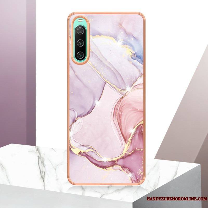 Coque Sony Xperia 10 IV Marbre Coloré