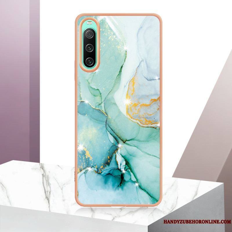 Coque Sony Xperia 10 IV Marbre Coloré