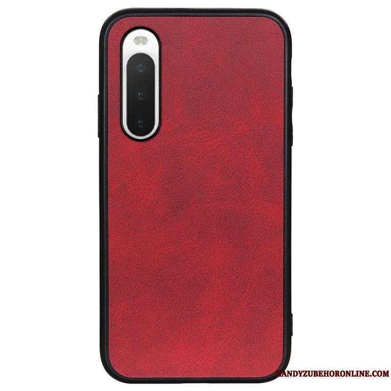 Coque Sony Xperia 10 IV Simili Cuir Texturé