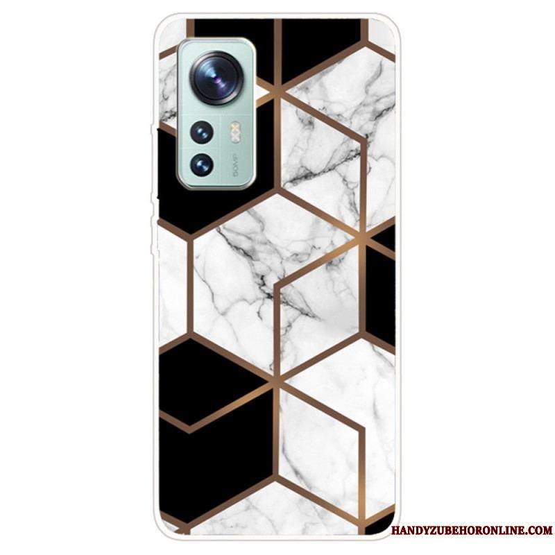 Coque  Xiaomi 12 / 12X  Silicone Marbre Design