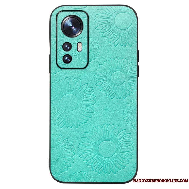 Coque Xiaomi 12 / 12X Simili Cuir Tournesols