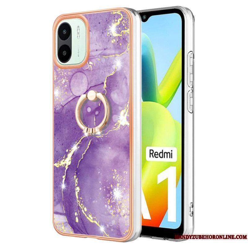 Coque Xiaomi Redmi A1 Marbre avec Anneau-Support