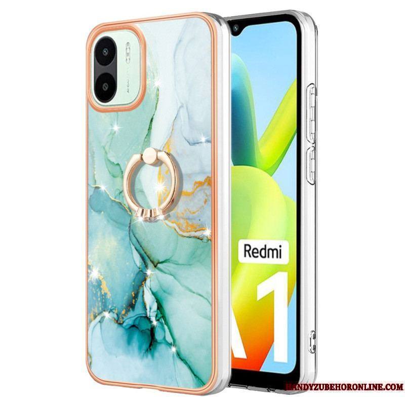 Coque Xiaomi Redmi A1 Marbre avec Anneau-Support