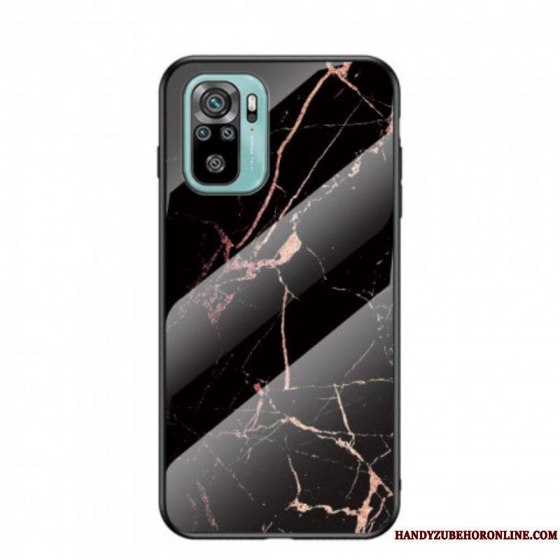 Coque Xiaomi Redmi Note 10/10S/Poco M5s Verre Trempé Marble Colors