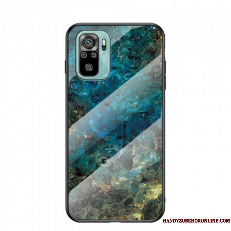 Coque Xiaomi Redmi Note 10/10S/Poco M5s Verre Trempé Marble Colors