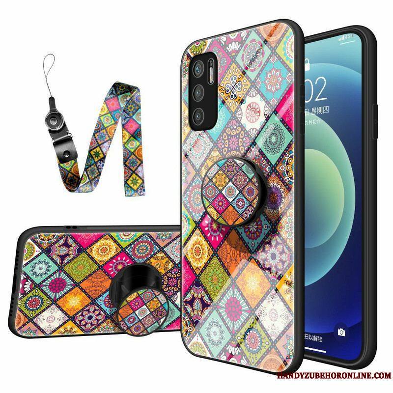 Coque Xiaomi Redmi Note 10 5G / Poco M3 Pro 5G Support Magnétique Patchwork