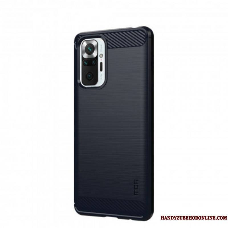 Coque Xiaomi Redmi Note 10 Pro Fibre Carbone Brossée Mofi