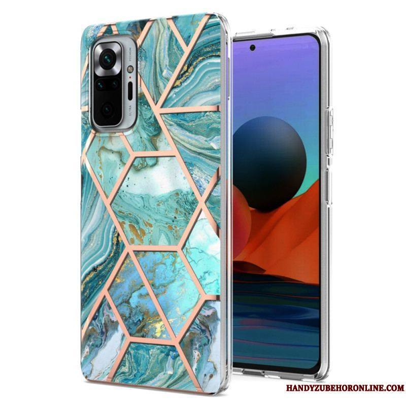 Coque Xiaomi Redmi Note 10 Pro Marbre Géométrie Intense