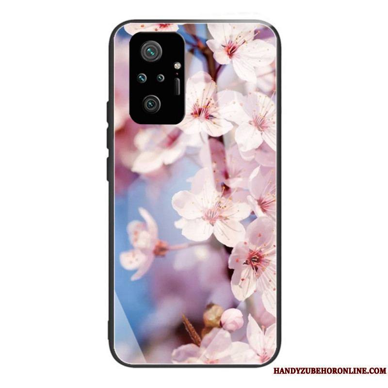 Coque Xiaomi Redmi Note 10 Pro Verre Trempé Fleurs Réalistes