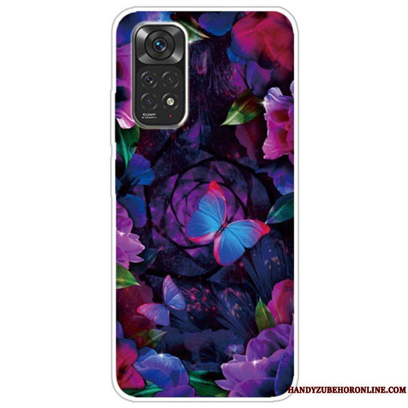 Coque Xiaomi Redmi Note 11 Pro /  Note 11 Pro 5G Variation Papillons